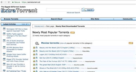 extratorrent.cc|extratorrent the world's largest torrent.